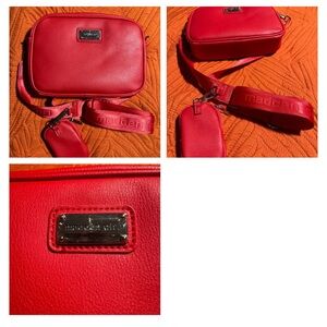 Madden Girl red woman junior crossbody with coin holder